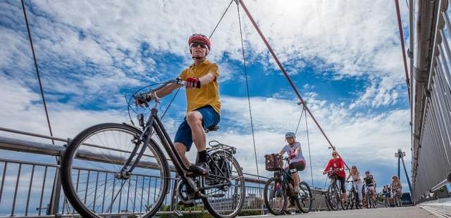 2,5h Stadtführung in Frankfurt mit Rad/E-Bike