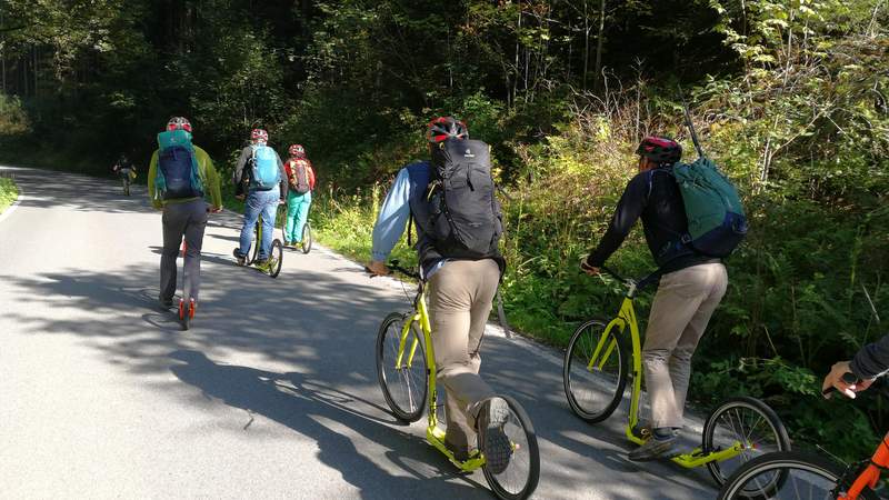 Downhill-Roller-Fahrt nach Bad Schandau