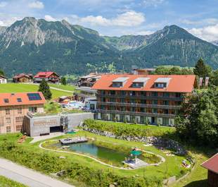 Das Hotel Oberstdorf im Sommer