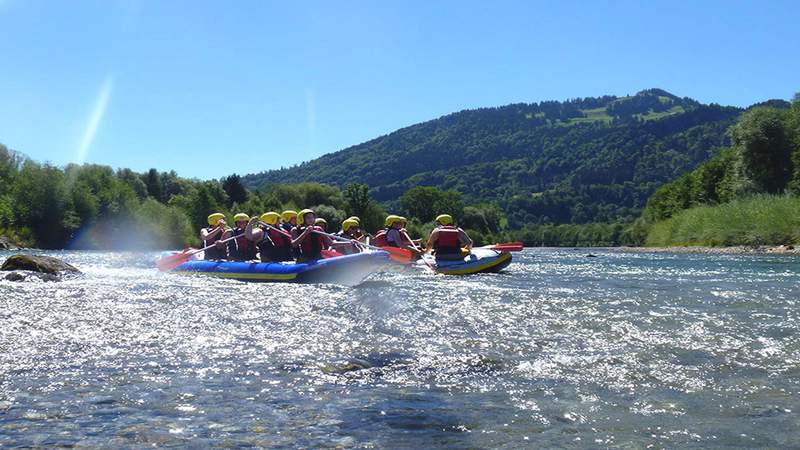 Kanu Raft Event – Floating River im Allgäu