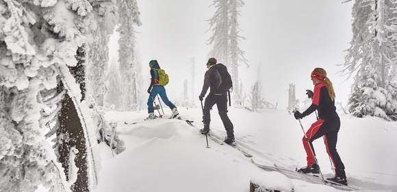 Schneeschuhwandern in Niederbayern