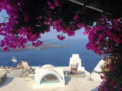 Incentive Reise Griechenland Santorini Aussicht