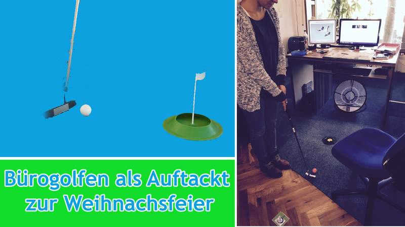 Bürogolfen Bringt Schwung in den Abend