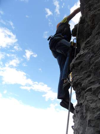 Hoch hinaus – Aktiv Teamevent Klettersteig