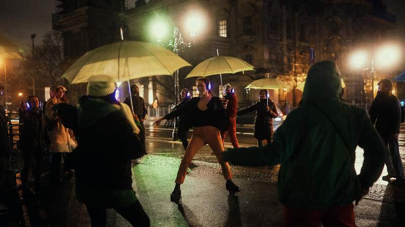 Disco Tour Silent Disco Walking Tour mit Flashmobs
