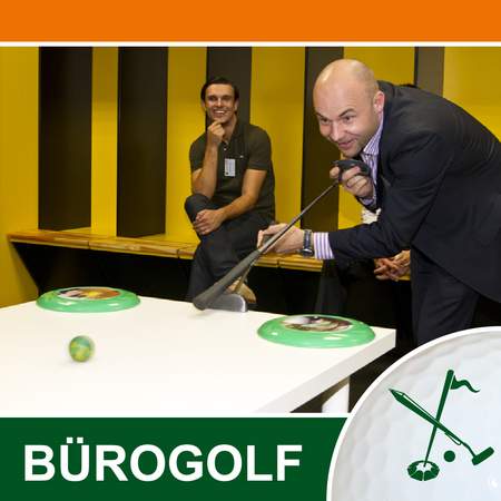 Stadiongolf - Bürogolf im Fußballstadion