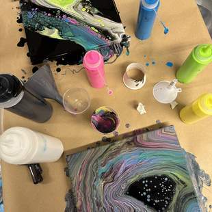 Fluid Art Workshop - Malen im Team