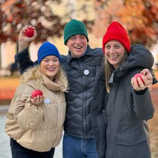 Team-Foto Lachenche Boule-Spieler