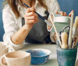 Keramik selbst bemalen Keramik