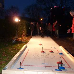 Weihnachtsfeier am Gartensaal...