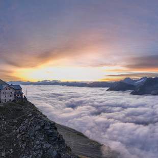 Ramolhaus mit Blick auf Obergurgl