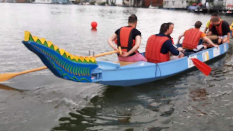 Drachenboot Event auf der Xantener Nordsee