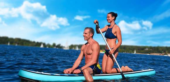 Stand Up Paddle Board Tour, Teamevent auf dem Wasser, Wasserevents, Firmenevents auf dem Wasser