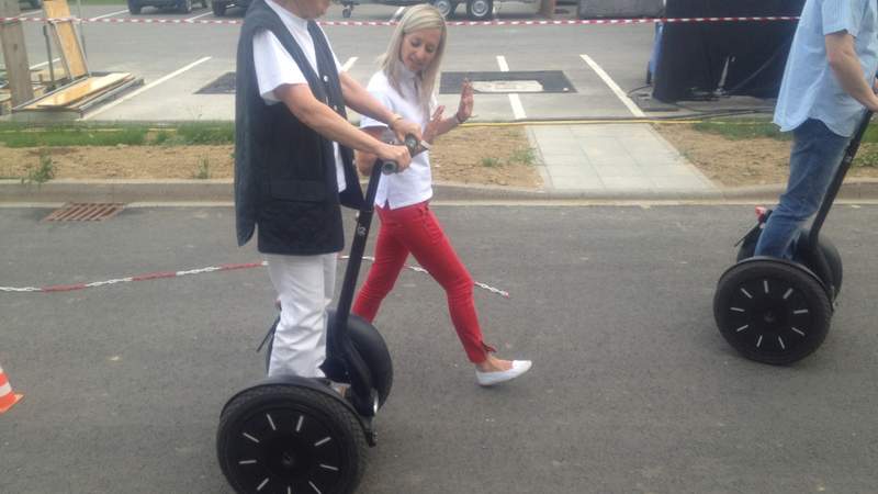 Publikumsmagnet Segway – Parcours silver