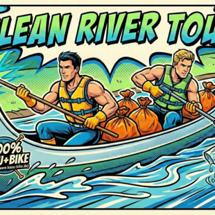 Clean-River-Kanutour / CSR-Team-Event