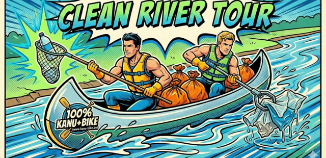 Clean-River-Kanutour / CSR-Team-Event