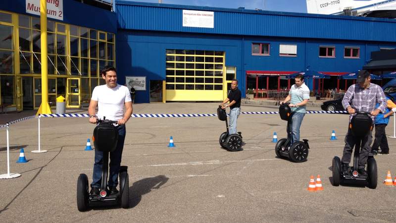 Publikumsmagnet Segway – Parcours gold