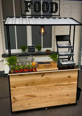 Foodstand Exklusiver Pop-Up-Streetfood-Markt