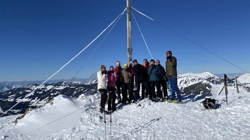 Team-Event Schneeschuhwander-Klassiker Allgäu