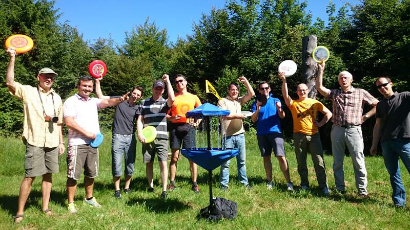 Disc-Golf beim Teamevent in Baden-Württemberg