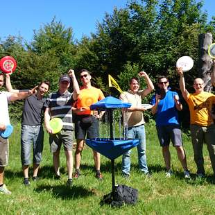 Disc-Golf beim Teamevent in Baden-Württemberg