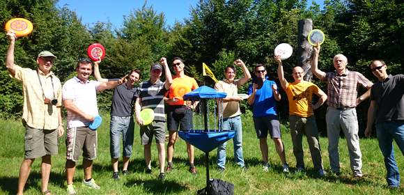 Disc-Golf beim Teamevent in Baden-Württemberg