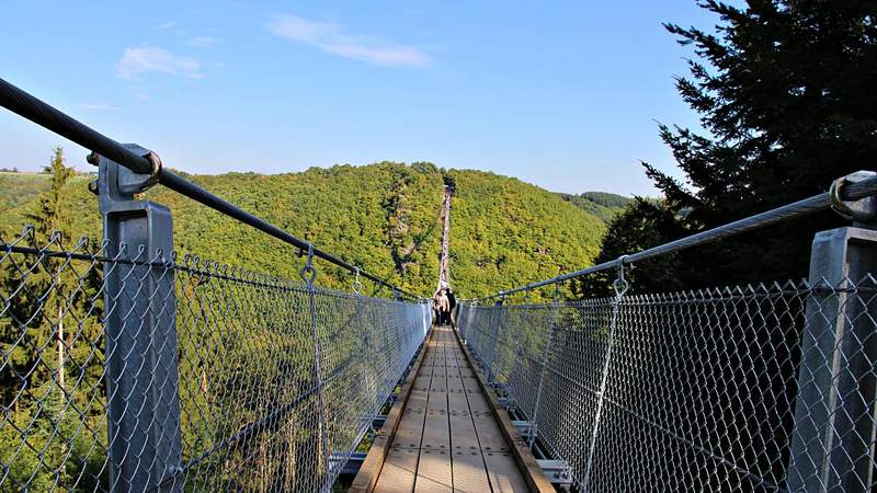 Brücke & Bogen: Hängebrücke & Bogenschiessen