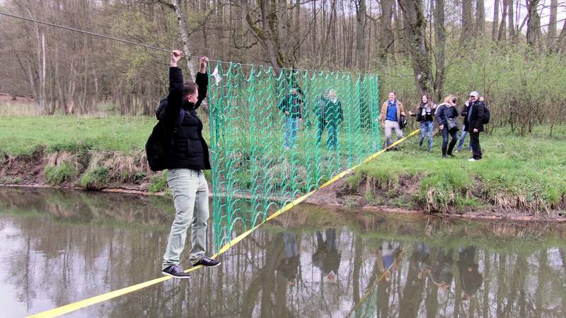 Netzbrücke Survival Wanderung Adventures in Mecklenburg Vorpommern UG