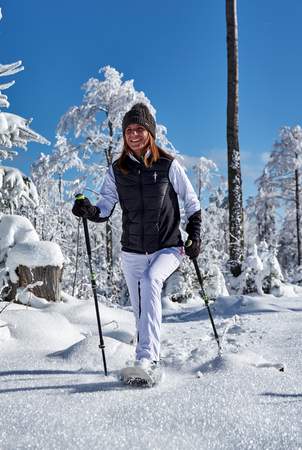 Schneeschuhwandern in Niederbayern