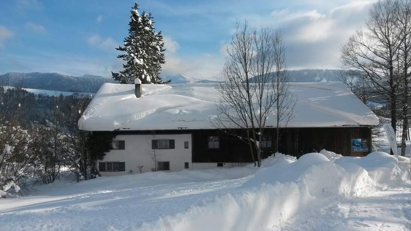 Allgäuer Winter-Teamchallenge am Event-Stadel