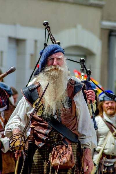 Incentive Reise Gruppenreise Schottland Edinburgh Dudelsackspieler