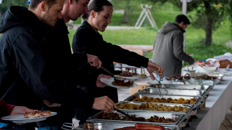 HüttenEvent Verpflegung Buffet