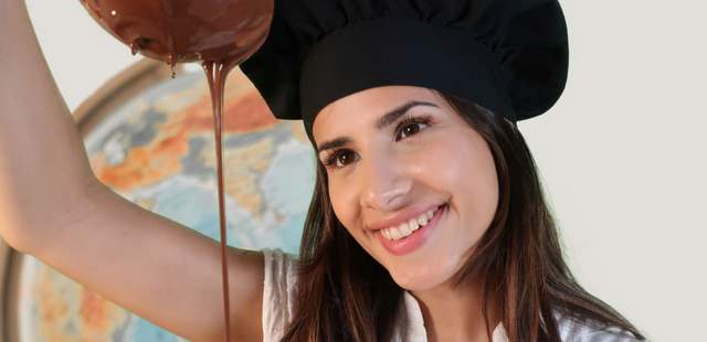 flüssige Schokolade