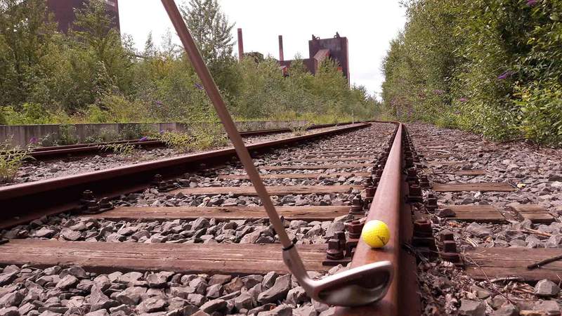 Crossgolf auf Zeche Zollern in Essen