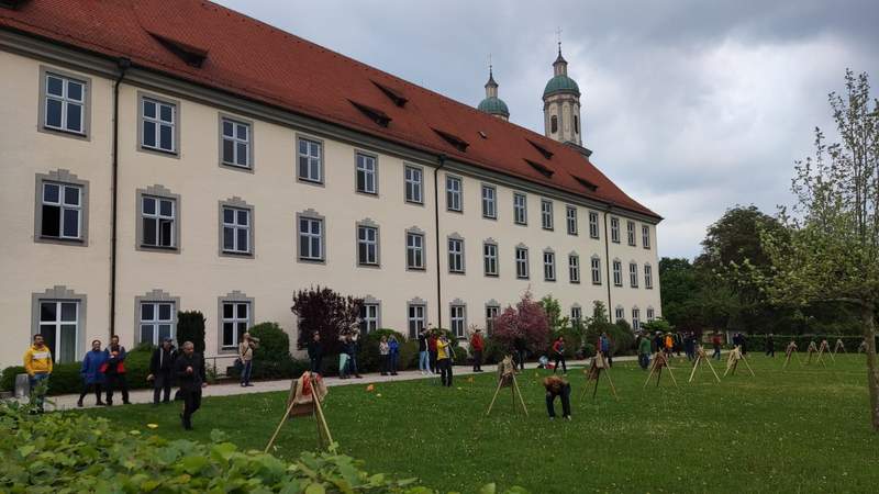 Axtwerfen Kloster Bayern