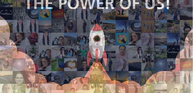 Online Kickoff-Mosaik Online Kickoff Fotomosaik