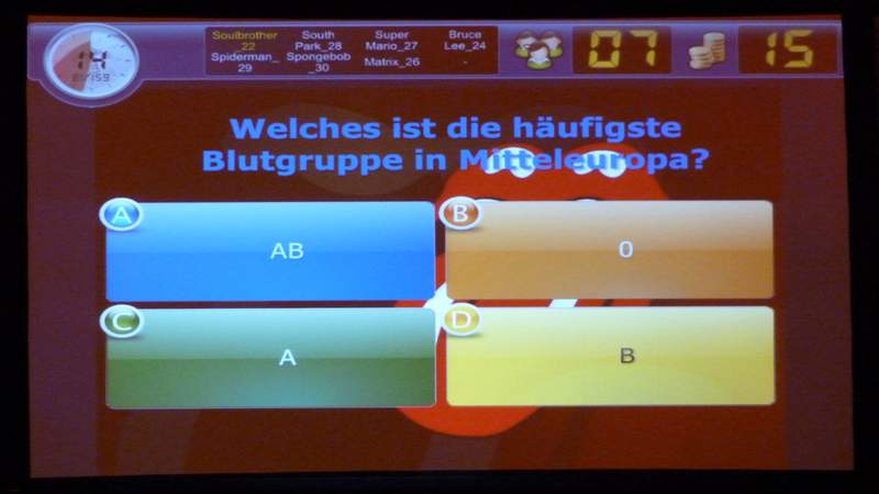 Einstiegsfrage Quiz TeamDuell