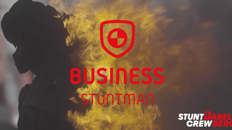 burning business stuntman