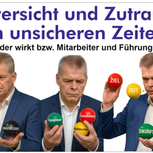 Zuversicht und Zutrauen in unsicheren Zeiten