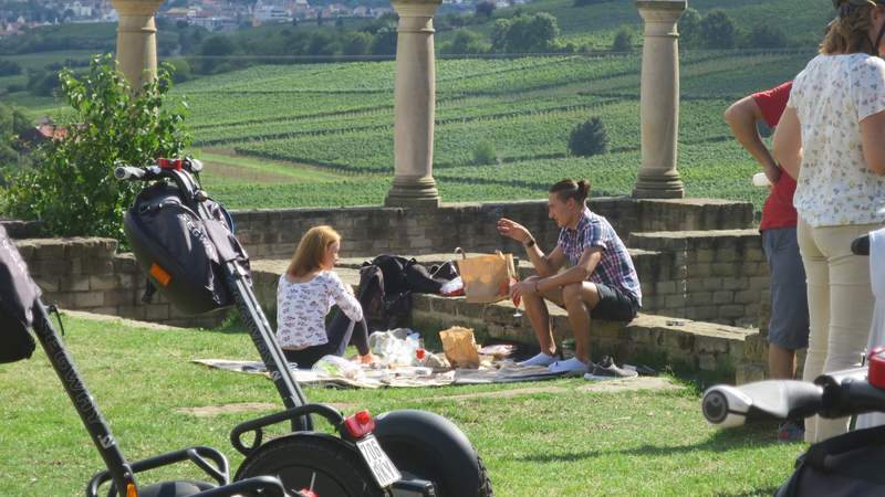 Segway Picknick am Herrenhaus Event und Seway