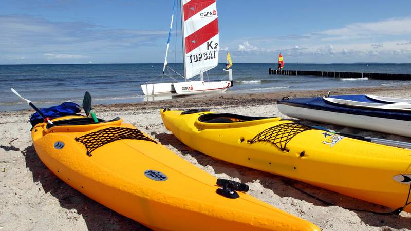 Wasser, Sport, Kanu, Kajak,Katamaran, Spaß, Sonne,Sommer,Strand