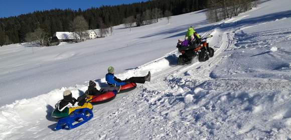 Winter-Rodelgaudi mit Snowtubing