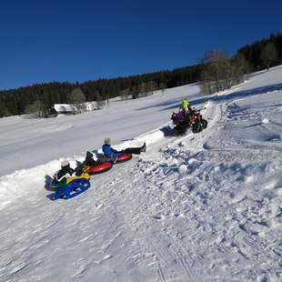 Winter-Rodelgaudi mit Snowtubing