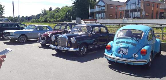 Oldtimer Rallye, VW Käfer, Mercedes, Ford Mustang