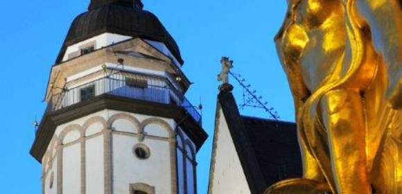 Stadtrundgang mit Aufstieg Turm Thomaskirche