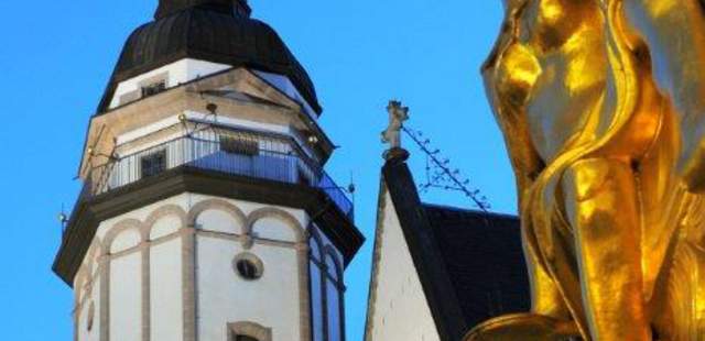 Stadtrundgang mit Aufstieg Turm Thomaskirche