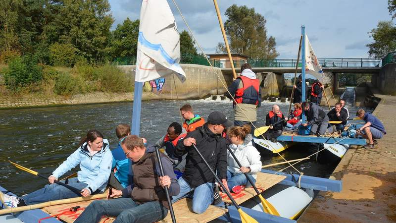 Floßfahrt Adventure Team-Trophy Norddeutschland Braunschweig Hannover