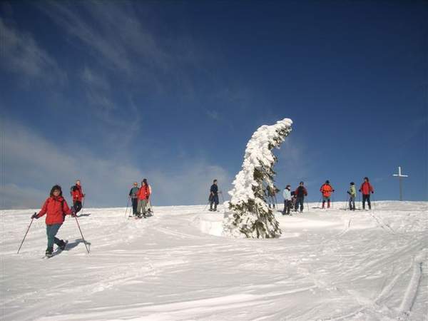 Schneeschuhwandern am Feldberg im Schwarzwald