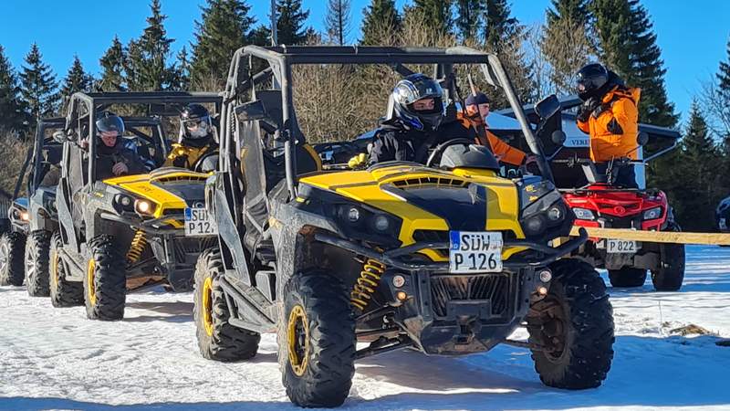 Winter Quad Teambuilding-Safari Fuchsjagd