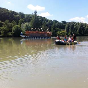 Schlauchboottour in Niederbayern